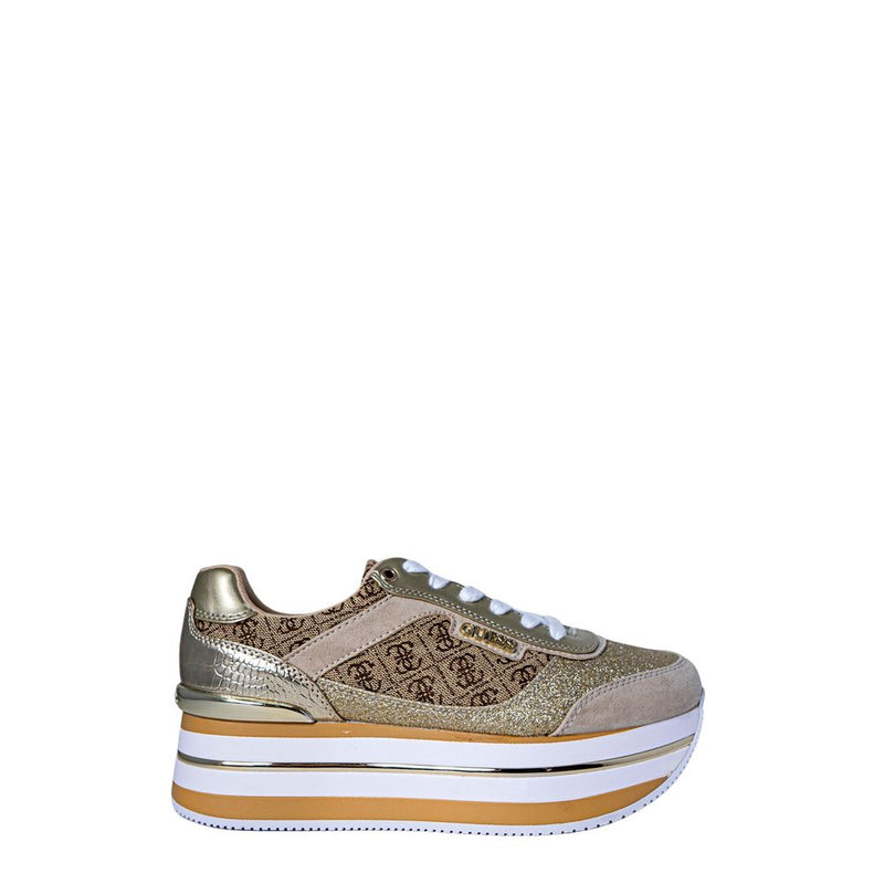 Guess Beige Polyester Women's Sneaker