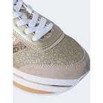 Guess Beige Polyester Women's Sneaker