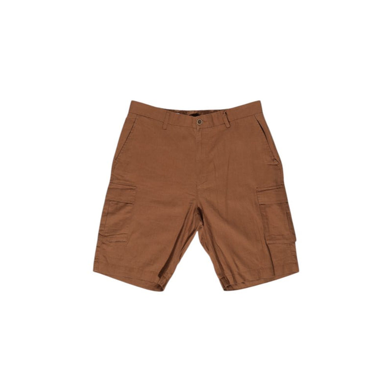 Hamaki-Ho Brown Linen Men's Short