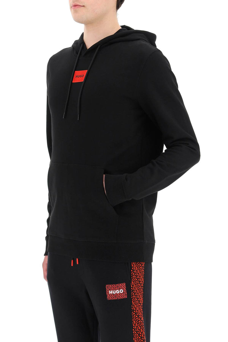 Hugo Men's Logo Patch Hoodie