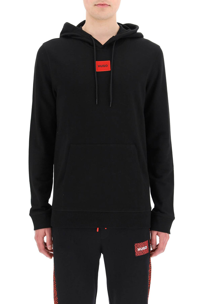 Hugo Men's Logo Patch Hoodie