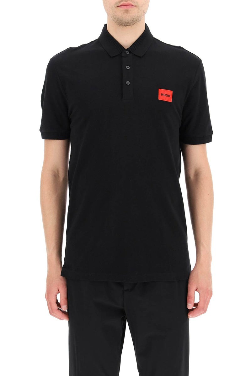 Hugo Men's Logo Patch Polo Shirt