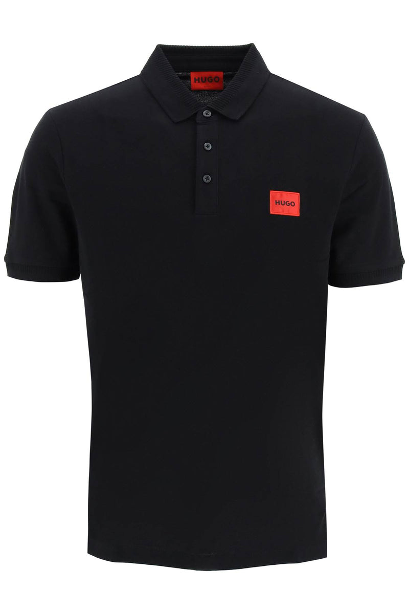 Hugo Men's Logo Patch Polo Shirt