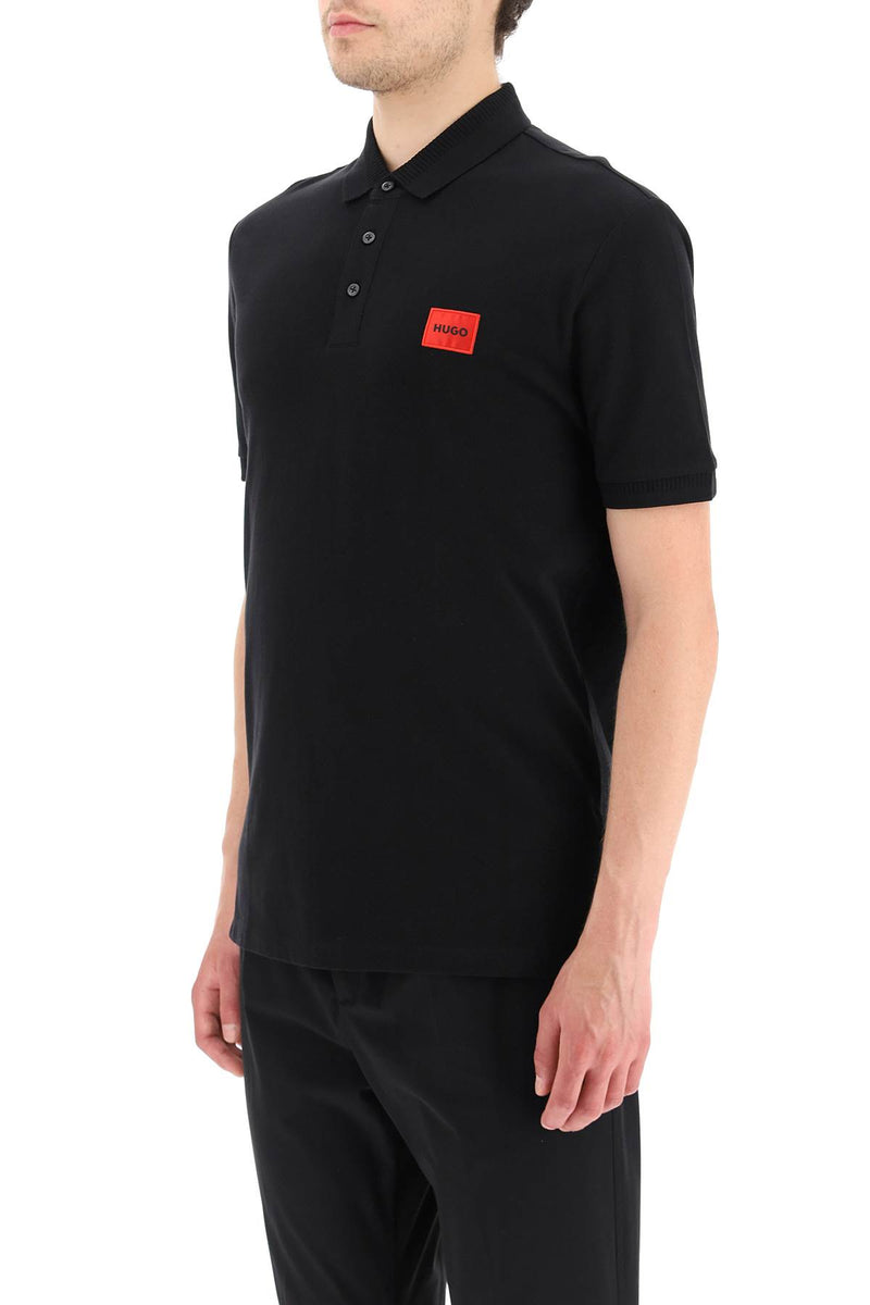 Hugo Men's Logo Patch Polo Shirt