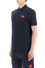 Hugo Men's Logo Patch Polo Shirt