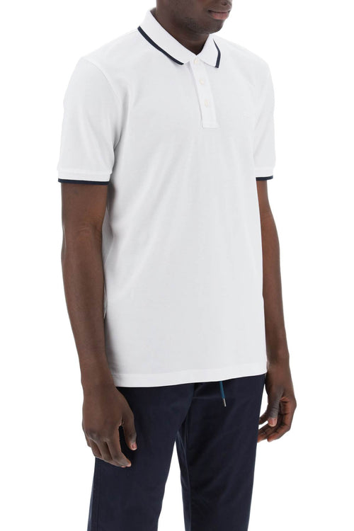 Boss Men's Polo Shirt With Contrasting Edges