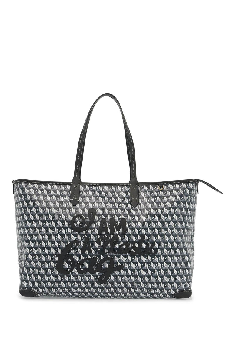 Anya Hindmarch Women's I Am A Plastic Bag Zipped Motif Tote Bag