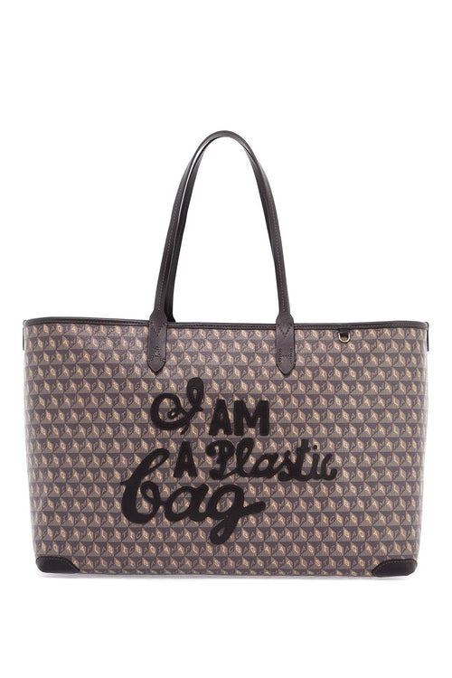 Anya Hindmarch Women's I Am A Plastic Bag Zipped Motif Tote Bag