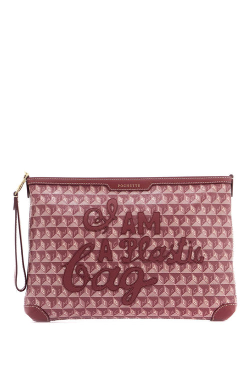 Anya Hindmarch Women's "Clutch Bag With Plastic Bag Motif