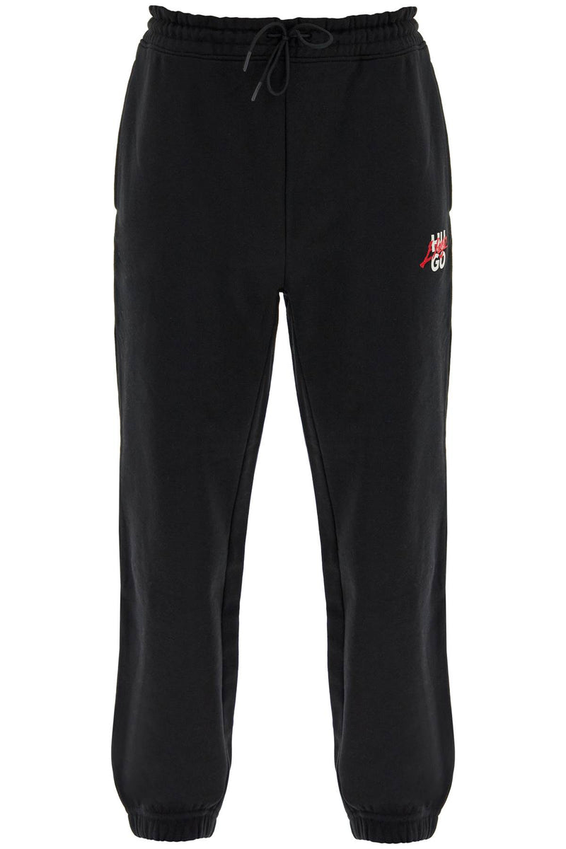 Hugo Men's Cotton Logo Joggers For