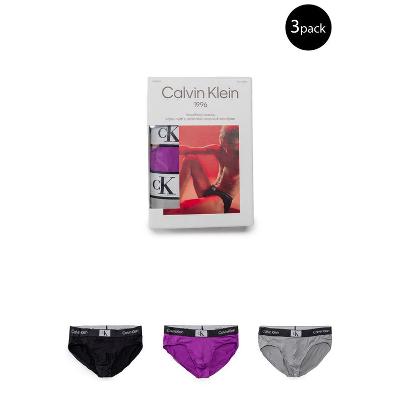 Calvin Klein Underwear Purple Recycled Polyester Men's Underwear