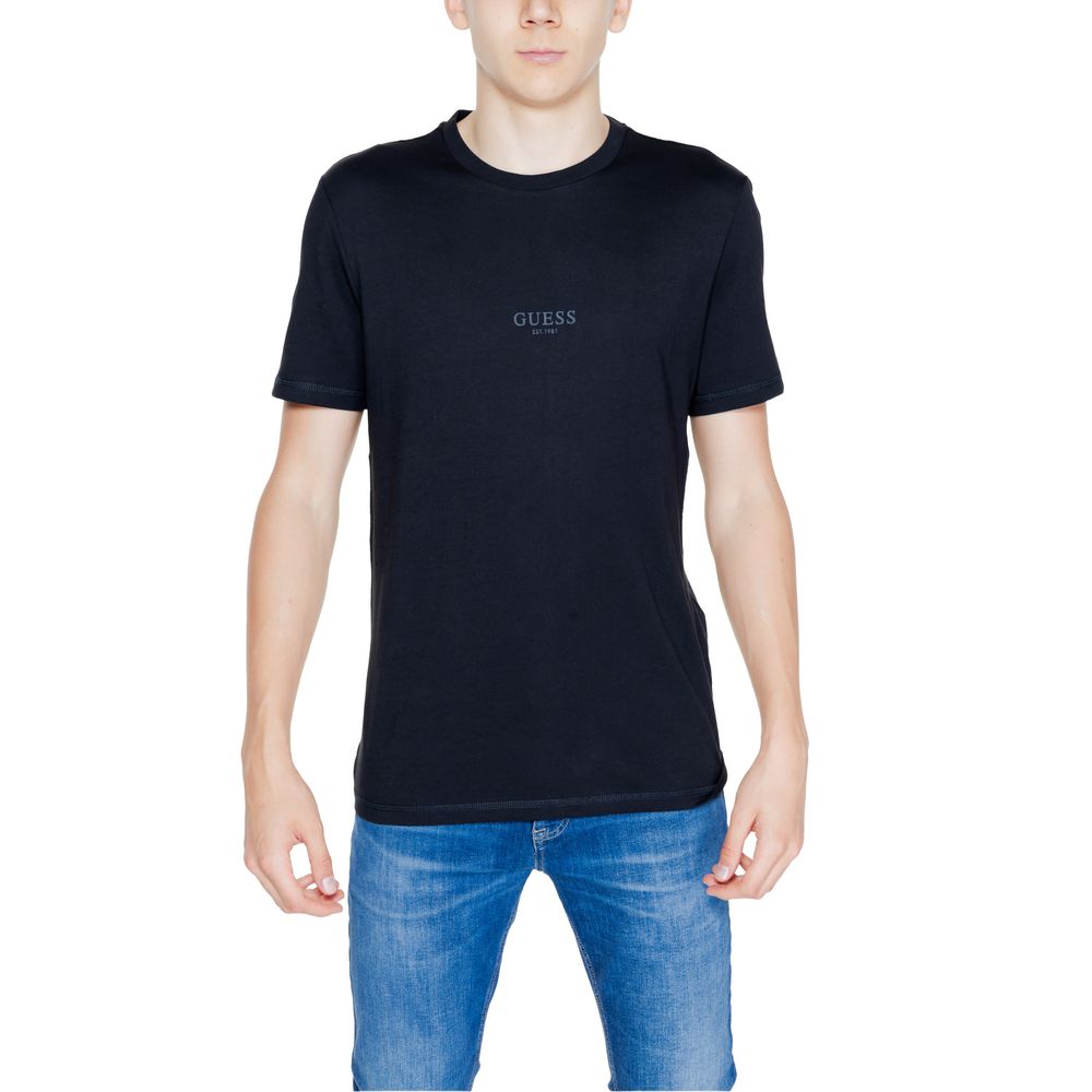 Guess Black Cotton Men's T-Shirt