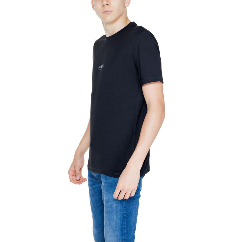 Guess Black Cotton Men's T-Shirt