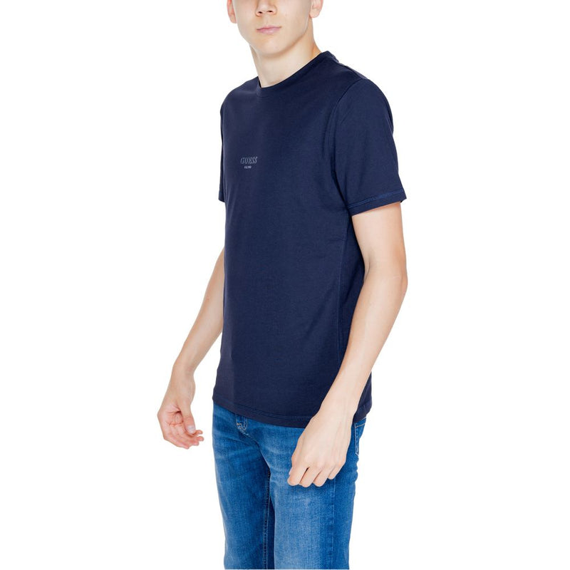 Guess Blue Cotton Men's T-Shirt