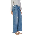 Guess Light Blue Cotton Jeans & Women's Pant