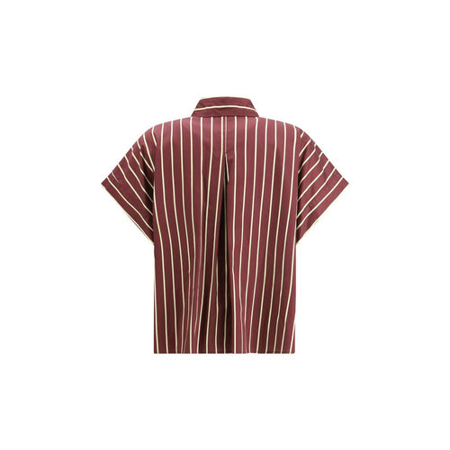 Forte_Forte Satin Stripe Boxy Women's Shirt