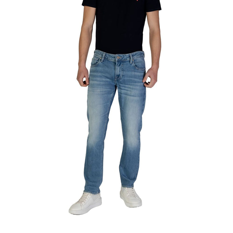 Guess Blue Cotton Jeans & Men's Pant