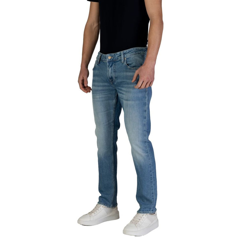 Guess Blue Cotton Jeans & Men's Pant