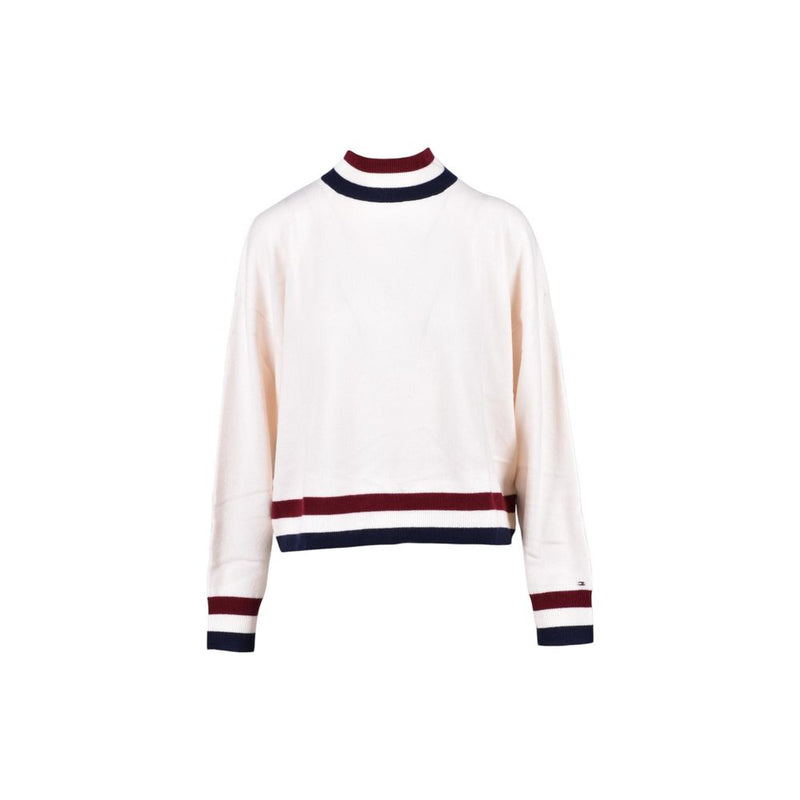 Tommy Hilfiger Cream Wool Women's Sweater