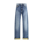 Versace Barocco Turn-Up Men's Jeans