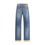 Versace Barocco Turn-Up Men's Jeans