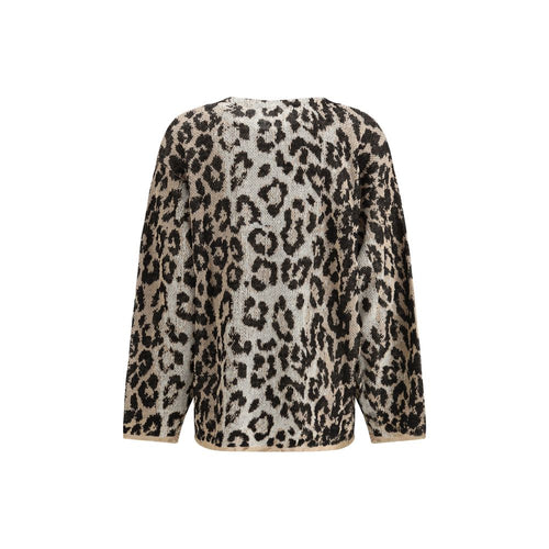 R13 Leopard Boyfriend Women's Cardigan