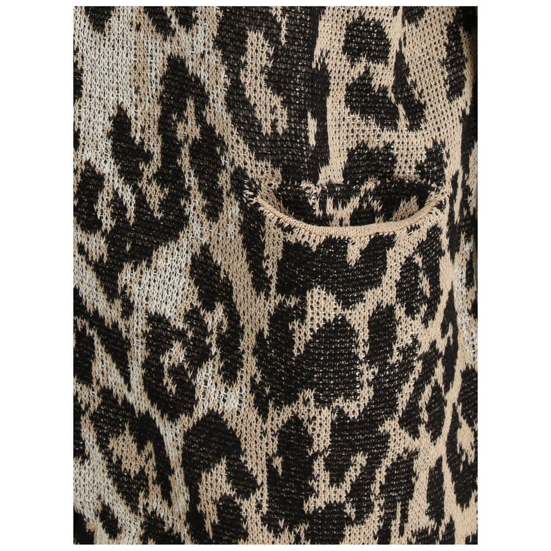 R13 Leopard Boyfriend Women's Cardigan