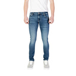 Guess Blue Cotton Jeans & Men's Pant