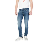 Guess Blue Cotton Jeans & Men's Pant