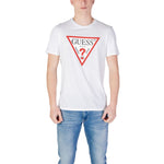 Guess White Cotton Men's T-Shirt