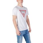 Guess White Cotton Men's T-Shirt