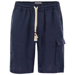 MC2 Saint Barth Blue Linen Men's Short