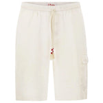 MC2 Saint Barth White Linen Men's Short