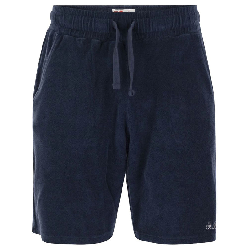 MC2 Saint Barth Blue Cotton Men's Short