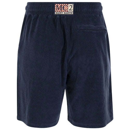 MC2 Saint Barth Blue Cotton Men's Short