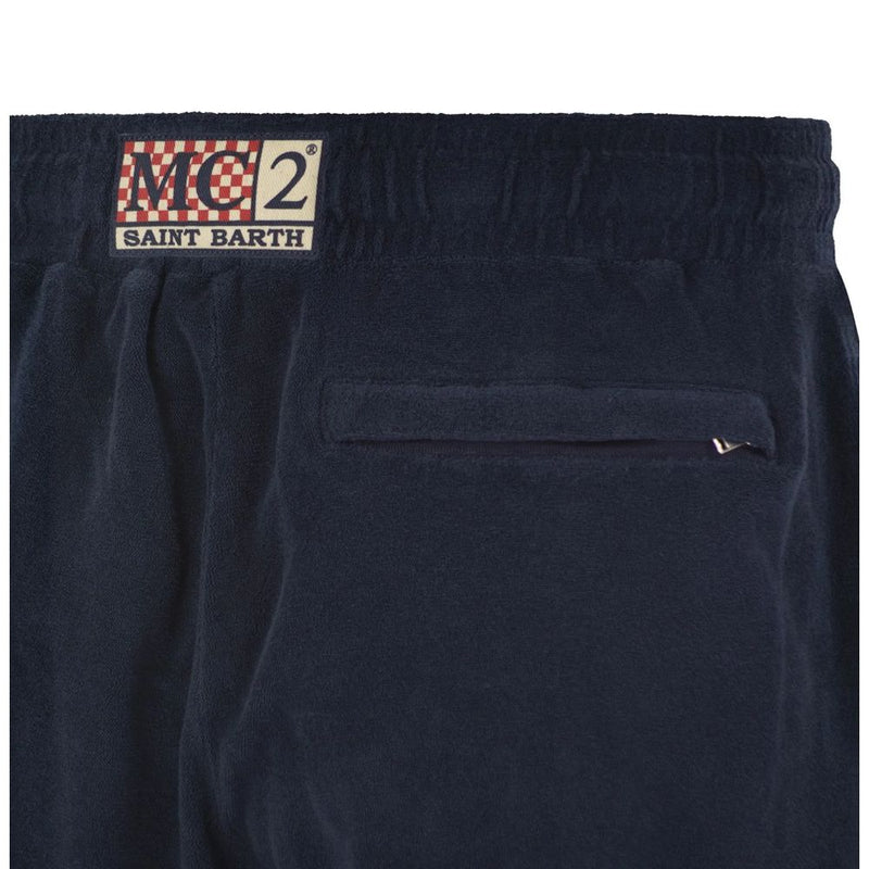 MC2 Saint Barth Blue Cotton Men's Short