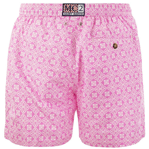 MC2 Saint Barth Pink Polyester Men's Swimwear