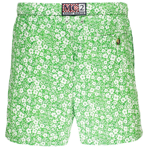 MC2 Saint Barth Green Polyester Men's Swimwear