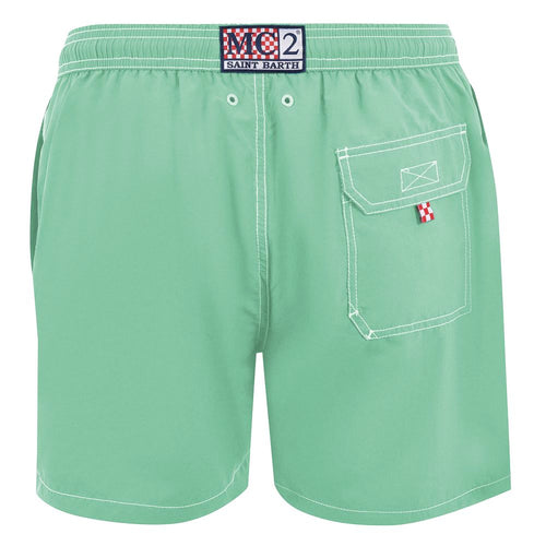 MC2 Saint Barth Green Polyester Men's Swimwear