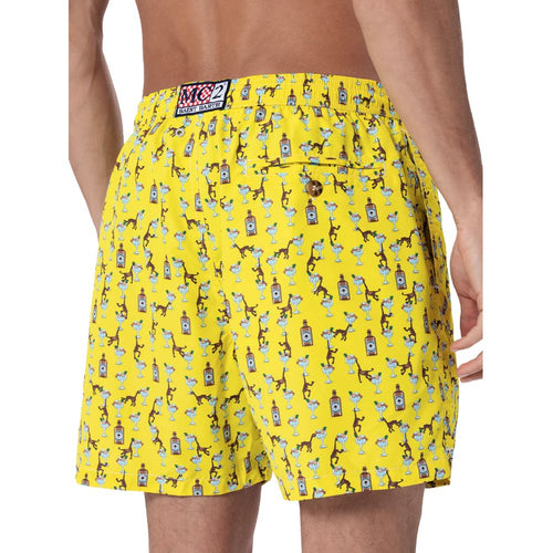 MC2 Saint Barth Yellow Polyester Men Men's Swimwear