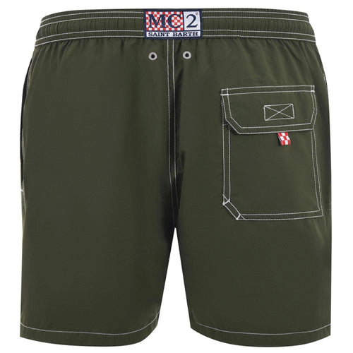 MC2 Saint Barth Green Polyester Men's Swimwear