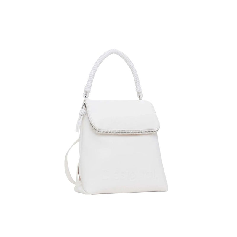 Desigual White Polyethylene Women's Backpack