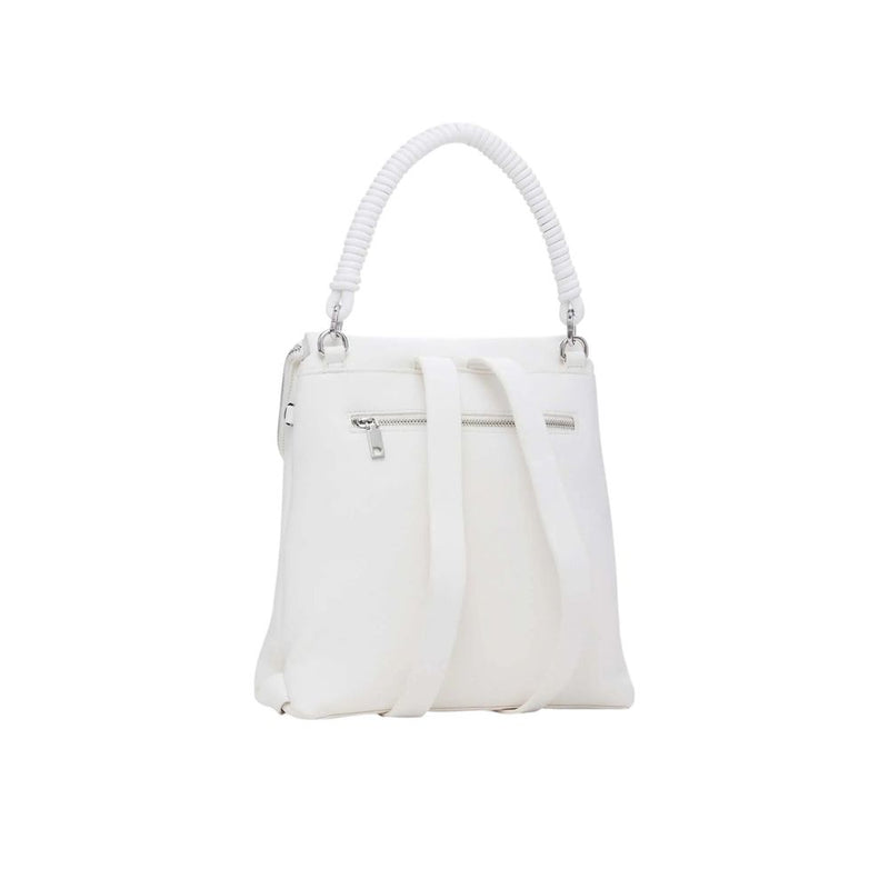 Desigual White Polyethylene Women's Backpack