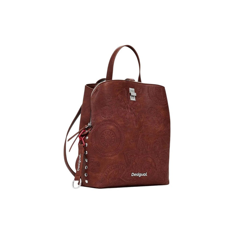 Desigual Brown Polyethylene Women's Backpack