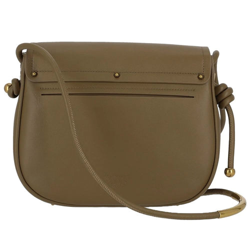 PINKO Green Leather Crossbody Women's Bag