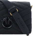 PINKO Black Nylon Crossbody Women's Bag