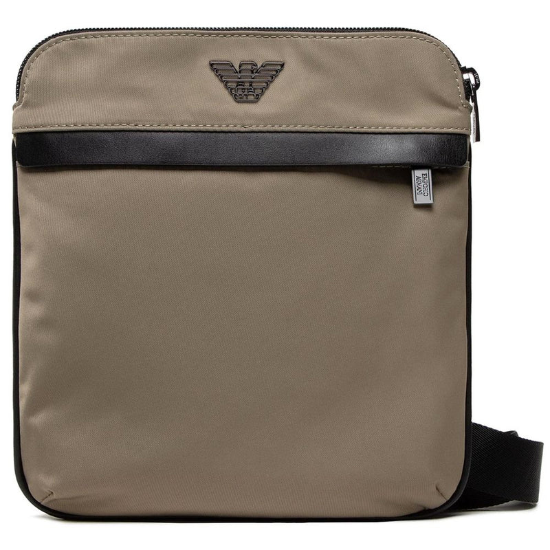 Emporio Armani Beige Nylon Messenger Men's Bag