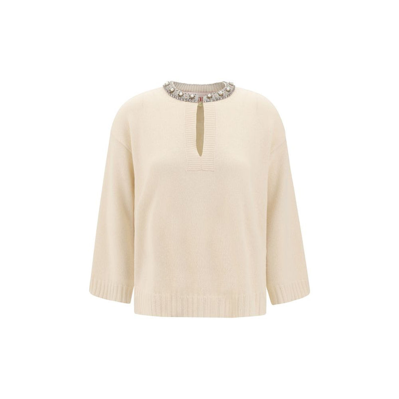 Valentino Pap Jewel neck Women's Sweater