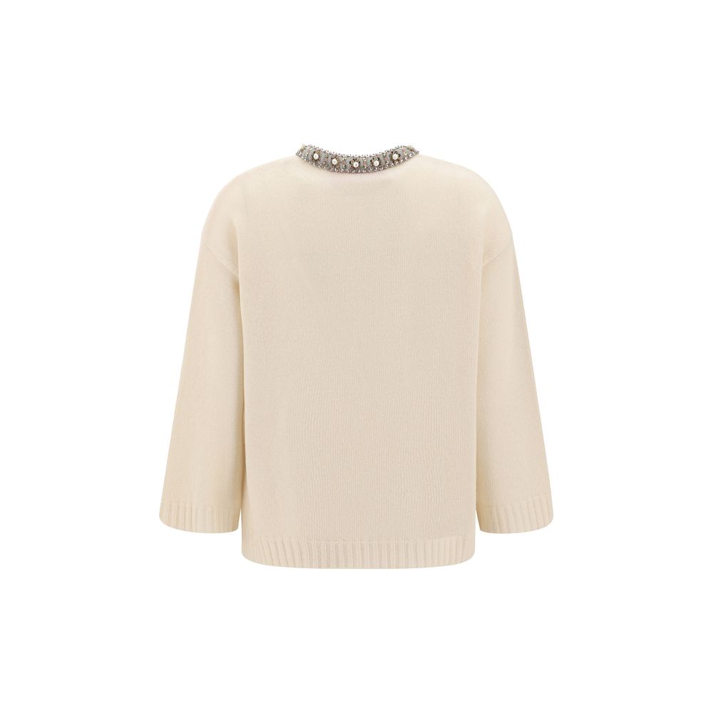 Valentino Pap Jewel neck Women's Sweater