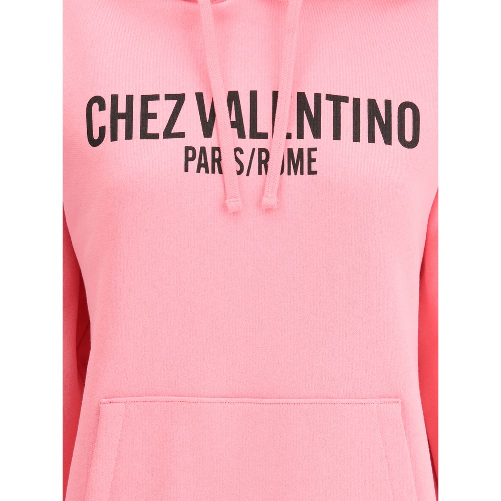 Valentino Pap Logo Cotton Women's Hoodie